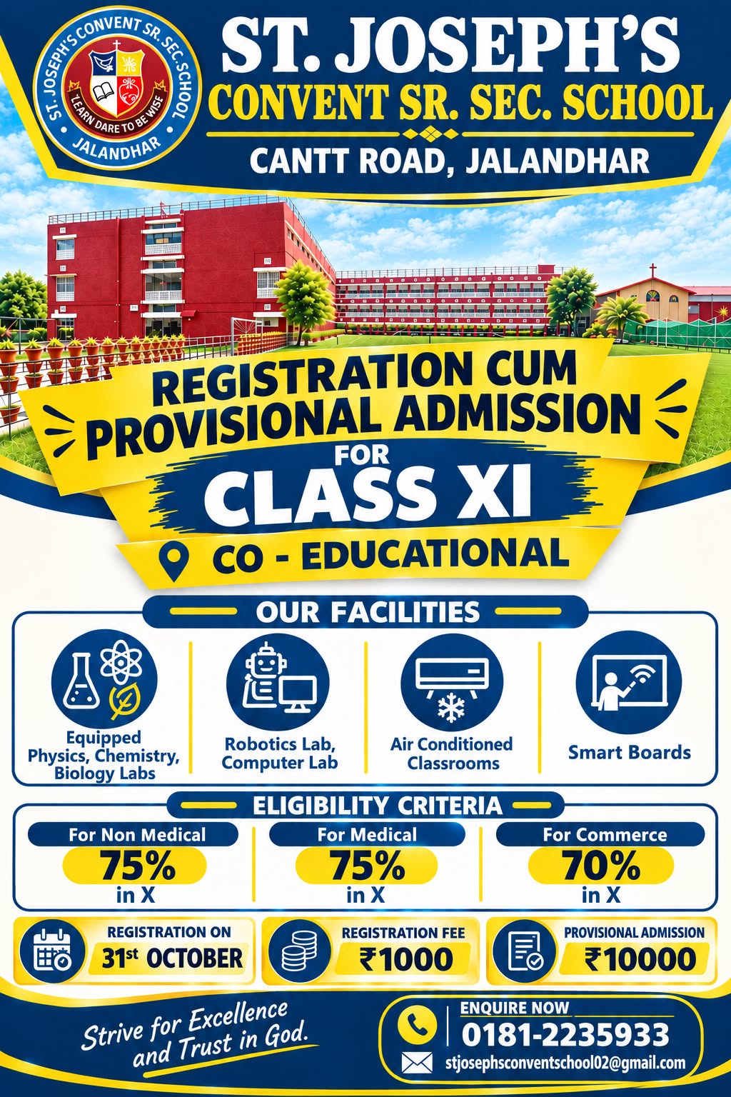 Admission Notice